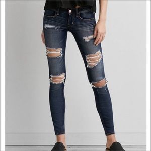American Eagle Outfitters Denim X Super Low Jeans